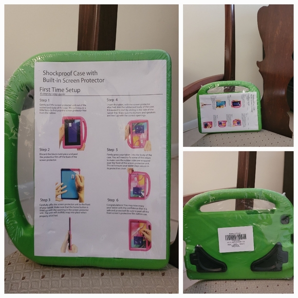 NEW VICVOL SAMSUNG T290 SHOCKPROOF CASE WITH BUILT-IN SCREEN PROTECTOR $8 - Picture 1 of 8